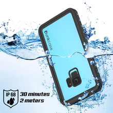 Cargar imagen en el visor de la galería, Galaxy S9 Waterproof Case PunkCase StudStar Teal Thin 6.6ft Underwater IP68 Shock/Snow Proof (Color in image: black)
