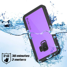 Cargar imagen en el visor de la galería, Galaxy S9 Waterproof Case PunkCase StudStar Purple Thin 6.6ft Underwater IP68 Shock/Snow Proof (Color in image: teal)
