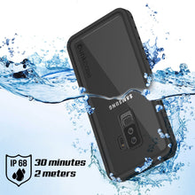Cargar imagen en el visor de la galería, Galaxy S9 Plus Waterproof Case PunkCase StudStar Clear Thin 6.6ft Underwater IP68 Shock/Snow Proof (Color in image: black)
