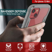 Cargar imagen en el visor de la galería, Punkcase iPhone 14 Plus Ravenger MAG Defensa Funda Protectora de Grado Militar con Capa Múltiple [Gris]
