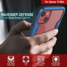 Load image into Gallery viewer, Funda protectora Punkcase iPhone 14 Plus Ravenger MAG Defense de grado militar con varias capas de protección [Azul Marino].

