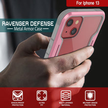Cargar imagen en el visor de la galería, Funda Punkcase iPhone 14 Ravenger MAG Defense, Protección de Grado Militar con Cubierta Multicapa [Color Oro Rosa]
