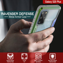 Load image into Gallery viewer, Punkcase S20+ Plus ravenger Case Protective Military Grade Multilayer Cover [Rainbow] (Color in image: Red)
