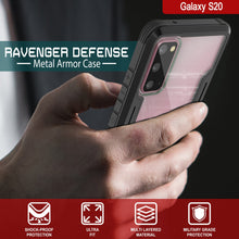 Load image into Gallery viewer, Punkcase S20 ravenger Case Protective Military Grade Multilayer Cover [Black] (Color in image: Grey-Black)
