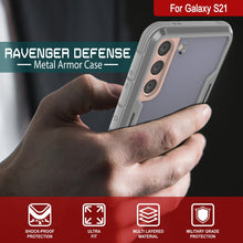 Load image into Gallery viewer, Punkcase S21 ravenger Case Protective Military Grade Multilayer Cover [Grey] (Color in image: Red)
