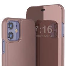 Cargar imagen en el visor de la galería, Punkcase iPhone 11 / XI Reflector Case Protective Flip Cover [Rose] (Color in image: Purple)
