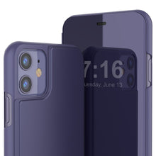 Cargar imagen en el visor de la galería, Punkcase iPhone 11 / XI Reflector Case Protective Flip Cover [Purple] (Color in image: Black)
