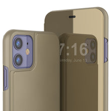 Cargar imagen en el visor de la galería, Punkcase iPhone 11 / XI Reflector Case Protective Flip Cover [Gold] (Color in image: Silver)

