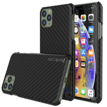 Load image into Gallery viewer, iPhone 11 Pro Max Case, Punkcase CarbonShield, Heavy Duty &amp; Ultra Thin 2 Piece Dual Layer [shockproof] 
