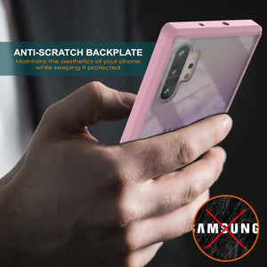 Galaxy Note 10+ Plus Punkcase Lucid-2.0 Series Slim Fit Armor Crystal Pink Case Cover (Color in image: Purple)