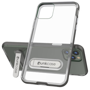 iPhone 12 Pro Max Case, PUNKcase [LUCID 3.0 Series] [Slim Fit] Protective Cover w/ Integrated Screen Protector [Grey] (Color in image: Silver)