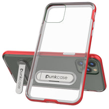 Cargar imagen en el visor de la galería, iPhone 11 Pro Case, PUNKcase [LUCID 3.0 Series] [Slim Fit] Armor Cover w/ Integrated Screen Protector [Red] (Color in image: Silver)
