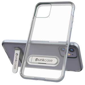 iPhone 11 Case, PUNKcase [LUCID 3.0 Series] [Slim Fit] Armor Cover w/ Integrated Screen Protector [Silver] (Color in image: Rose Gold)