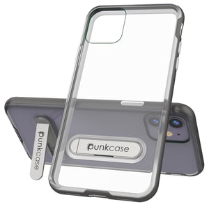 iPhone 11 Case, PUNKcase [LUCID 3.0 Series] [Slim Fit] Armor Cover w/ Integrated Screen Protector [Grey] (Color in image: Silver)