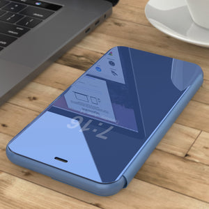 Punkcase iPhone 11 / XI Reflector Case Protective Flip Cover [Blue] (Color in image: Rose)
