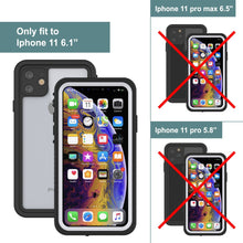 Cargar imagen en el visor de la galería, iPhone 11 Waterproof Case, Punkcase [Extreme Series] Armor Cover W/ Built In Screen Protector [White] (Color in image: Teal)
