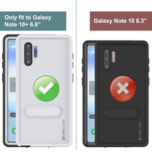 Load image into Gallery viewer, PunkCase Galaxy Note 10+ Plus Waterproof Case, [KickStud Series] Armor Cover [White] (Color in image: Purple)
