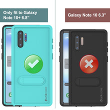 Load image into Gallery viewer, PunkCase Galaxy Note 10+ Plus Waterproof Case, [KickStud Series] Armor Cover [Teal] (Color in image: Purple)
