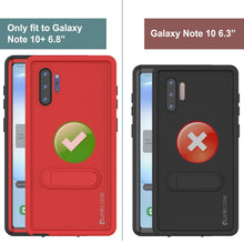 Load image into Gallery viewer, PunkCase Galaxy Note 10+ Plus Waterproof Case, [KickStud Series] Armor Cover [Red] (Color in image: Purple)
