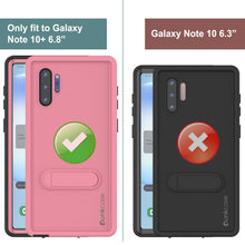 Load image into Gallery viewer, PunkCase Galaxy Note 10+ Plus Waterproof Case, [KickStud Series] Armor Cover [Pink] (Color in image: Purple)
