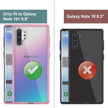 Load image into Gallery viewer, Galaxy Note 10+ Plus Punkcase Lucid-2.0 Series Slim Fit Armor Crystal Pink Case Cover (Color in image: Light Blue)
