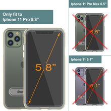 Cargar imagen en el visor de la galería, iPhone 11 Pro Case, PUNKcase [LUCID 3.0 Series] [Slim Fit] Armor Cover w/ Integrated Screen Protector [Gold] (Color in image: Teal)
