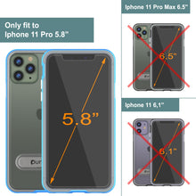 Cargar imagen en el visor de la galería, iPhone 11 Pro Case, PUNKcase [LUCID 3.0 Series] [Slim Fit] Armor Cover w/ Integrated Screen Protector [Blue] (Color in image: Teal)
