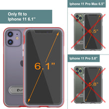 Cargar imagen en el visor de la galería, iPhone 12 Case, PUNKcase [LUCID 3.0 Series] [Slim Fit] Protective Cover w/ Integrated Screen Protector [Red] (Color in image: Teal)
