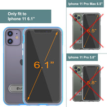 Cargar imagen en el visor de la galería, iPhone 11 Case, PUNKcase [LUCID 3.0 Series] [Slim Fit] Armor Cover w/ Integrated Screen Protector [Blue] (Color in image: Teal)
