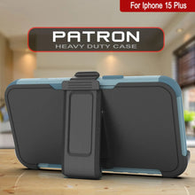 Cargar imagen en el visor de la galería, Punkcase para iPhone 15 Plus Cinco Multicapa Case de funda [Serie Patron] [menta]
