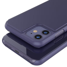 Cargar imagen en el visor de la galería, Punkcase iPhone 11 / XI Reflector Case Protective Flip Cover [Purple] (Color in image: Silver)
