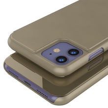 Cargar imagen en el visor de la galería, Punkcase iPhone 11 / XI Reflector Case Protective Flip Cover [Gold] (Color in image: Purple)
