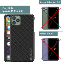 Load image into Gallery viewer, iPhone 11 Pro Case, Punkcase CarbonShield, Heavy Duty &amp; Ultra Thin 2 Piece Dual Layer [shockproof] 
