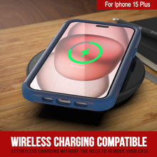 Cargar imagen en el visor de la galería, Punkcase para iPhone 15 Plus Cinco de clip de cinturón multicapa Case [Serie de clientes] [Armada]
