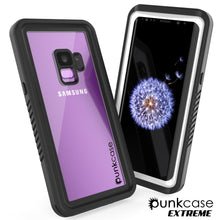 Cargar imagen en el visor de la galería, Galaxy S9 Waterproof Case, Punkcase [Extreme Series] [Slim Fit] [IP68 Certified] [Shockproof] [Snowproof] [Dirproof] Armor Cover [White] 
