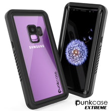 Cargar imagen en el visor de la galería, Galaxy S9 PLUS Waterproof Case, Punkcase [Extreme Series] [Slim Fit] [Shock/Snow proof] [Dirproof] Armor Cover W/ Built In Screen Protector [Black] 
