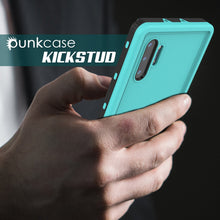 Load image into Gallery viewer, PunkCase Galaxy Note 10+ Plus Waterproof Case, [KickStud Series] Armor Cover [Teal] (Color in image: Light Green)
