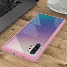 Load image into Gallery viewer, Galaxy Note 10+ Plus Punkcase Lucid-2.0 Series Slim Fit Armor Crystal Pink Case Cover (Color in image: Teal)
