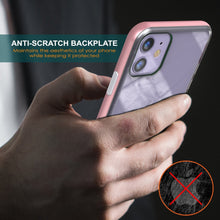 Cargar imagen en el visor de la galería, iPhone 12 Case, PUNKcase [LUCID 3.0 Series] [Slim Fit] Protective Cover w/ Integrated Screen Protector [Rose Gold] (Color in image: Red)
