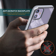 Cargar imagen en el visor de la galería, iPhone 12 Case, PUNKcase [LUCID 3.0 Series] [Slim Fit] Protective Cover w/ Integrated Screen Protector [Silver] (Color in image: Red)
