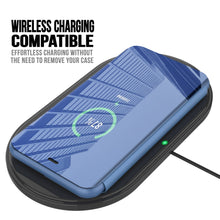 Cargar imagen en el visor de la galería, Punkcase iPhone 11 / XI Reflector Case Protective Flip Cover [Blue] 
