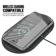 Cargar imagen en el visor de la galería, Punkcase iPhone 11 / XI Reflector Case Protective Flip Cover [Silver] 
