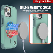 Cargar imagen en el visor de la galería, For Iphone 14 Plus Built-in MAGNETIC CIRCLE id magnets attach to your phone wireless charging (Color in image: Yellow)
