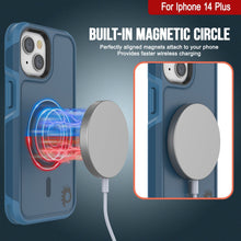 Cargar imagen en el visor de la galería, N For Iphone 14 Plus Built-in MAGNETIC CIRCLE Perfectly aligned magnets attach to your phone Provides faster wireless charging (Color in image: Yellow)
