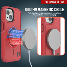 Cargar imagen en el visor de la galería, For Iphone 14 Plus Built-in MAGNETIC CIRCLE Perfectly aligned magnets attach to your phone Provides faster wireless charging (Color in image: Yellow)

