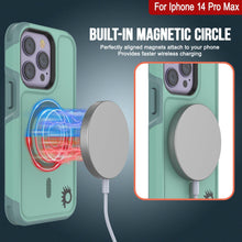 Cargar imagen en el visor de la galería, For Iphone 14 Pro Max Built-in MAGNETIC CIRCLE Perfectly aligned magnets attach to your phone rO ster wireless charging RN AY AK Wh AY (Color in image: Yellow)
