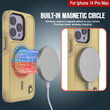 Cargar imagen en el visor de la galería, For Iphone 14 Pro Max Built-in MAGNETIC CIRCLE Perfectly aligned magnets attach to your phone Provides faster wireless charging (Color in image: Blue)
