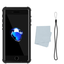 Cargar imagen en el visor de la galería, Apple iPhone SE (4.7&quot;) Waterproof Case, PUNKcase CRYSTAL Black W/ Attached Screen Protector  | Warranty (Color in image: Red)
