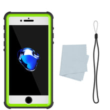 Load image into Gallery viewer, Apple iPhone 7 Waterproof Case, PUNKcase CRYSTAL Light Green  W/ Attached Screen Protector  | Warranty (Color in image: Light Blue)
