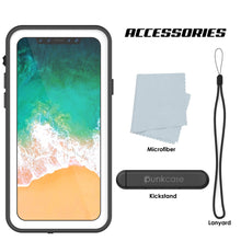 Cargar imagen en el visor de la galería, iPhone X Waterproof IP68 Case, Punkcase [White] [StudStar Series] [Slim Fit] [Dirtproof] (Color in image: teal)
